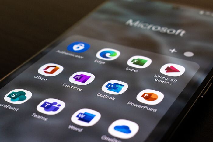 Microsoft suite on phone