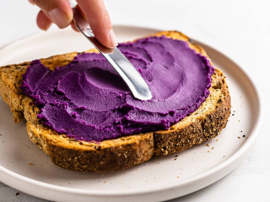 ube spread on toast