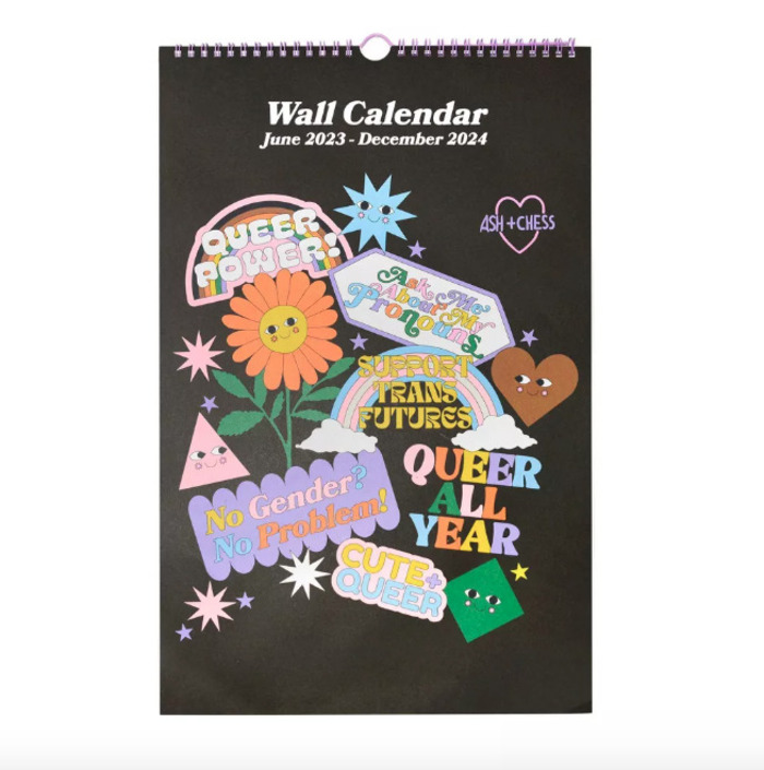 pride wall calendar